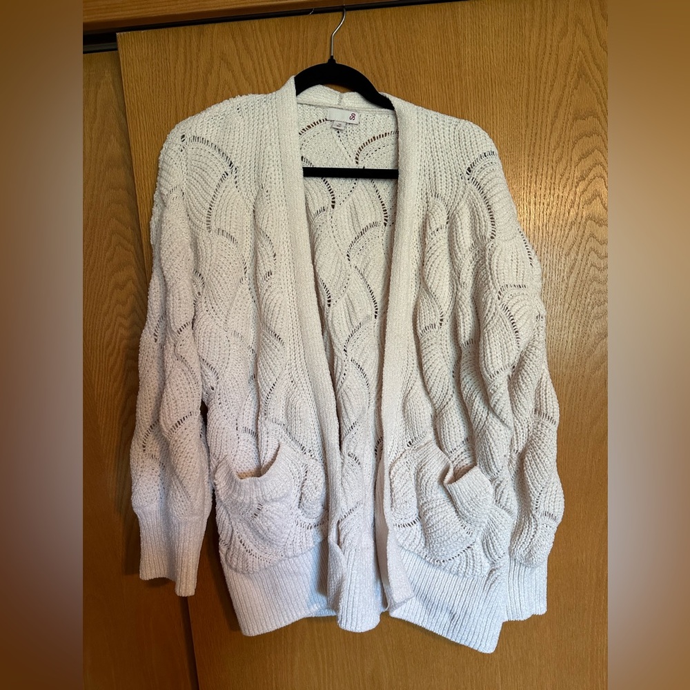 Cream Knitted Cardigan